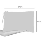 Bolso Clutch Artístico Estampado a Mano, Pieza Única en Algodón, 2 Piezas - Viadurini by Marchi viadurini