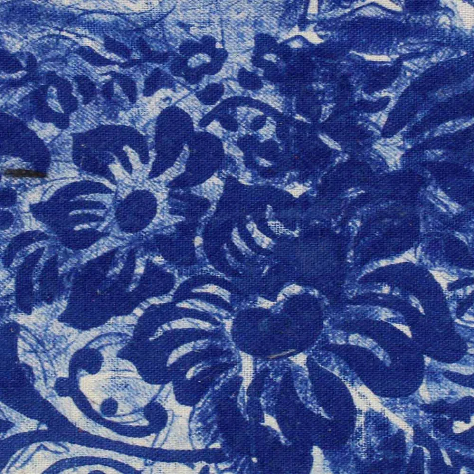 Bolso Clutch Artístico Estampado a Mano, Pieza Única en Algodón, 2 Piezas - Viadurini by Marchi viadurini