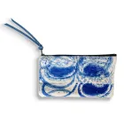 Bolso Clutch Artístico Estampado a Mano, Pieza Única en Algodón, 2 Piezas - Viadurini by Marchi viadurini