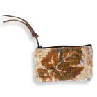 Bolso Clutch Artístico Estampado a Mano, Pieza Única en Algodón, 2 Piezas - Viadurini by Marchi viadurini