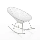 Mecedora de metal para interior y exterior - Elio viadurini