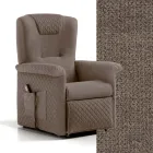 Sillón Elevador con 2 Motores y Funciones Elevación/Relax/Cama Made in Italy - Giorgia viadurini