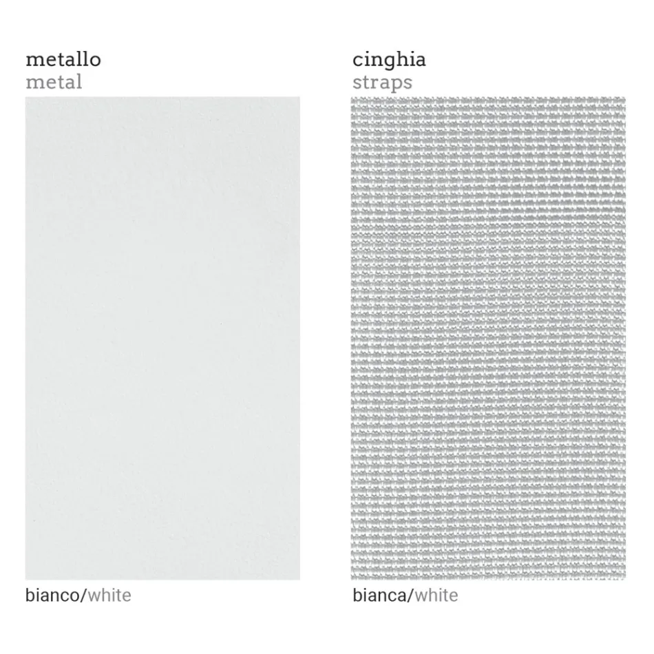 Sillón de exterior de esquina derecha en aluminio y correas Made in Italy - Juliediv viadurini