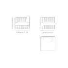 Sillón de exterior de esquina derecha en aluminio y correas Made in Italy - Juliediv viadurini