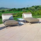 Sillón Chaise Longue de diseño moderno para jardín Made in Italy - Ontario1 viadurini