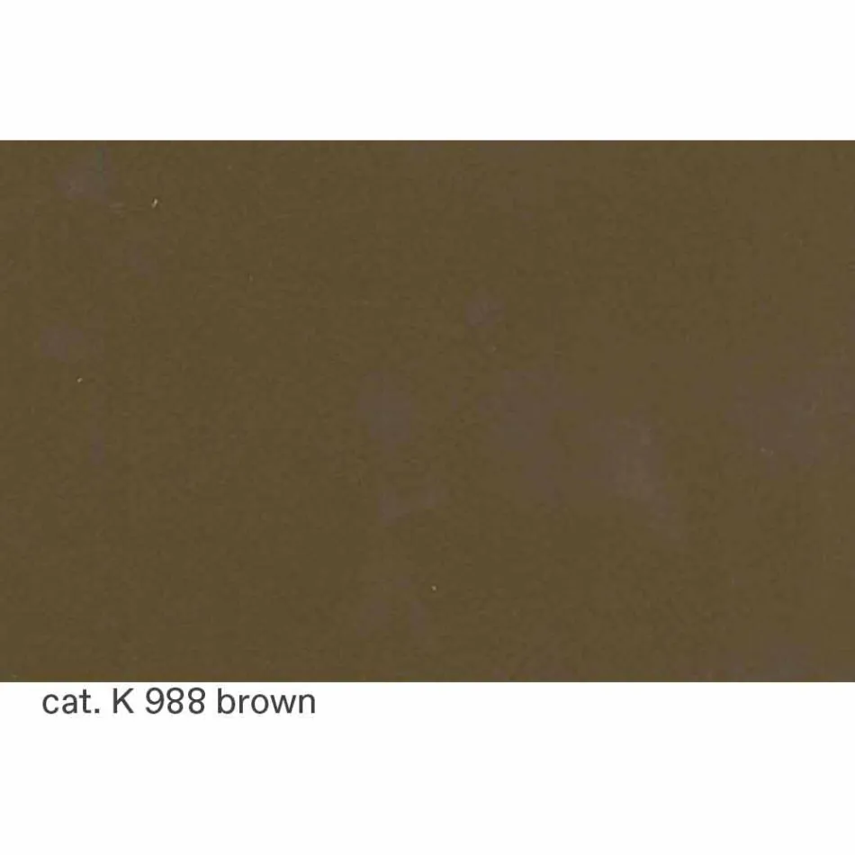 Sillón clásico forrado en cuero con pies de madera Made in Italy - Idra viadurini