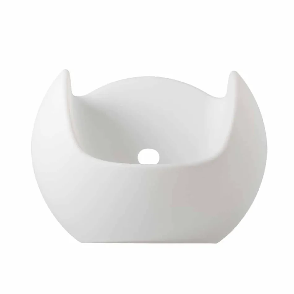 Sillón mecedora redondo brillante Slide Blos hecho en Italia viadurini