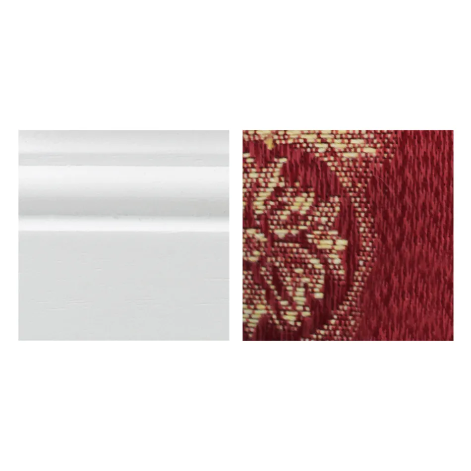 Sillón con Reposabrazos y Estructura de Madera Lacada en Blanco Made in Italy - Cat viadurini