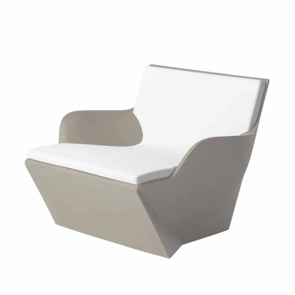 Sillón con reposabrazos Slide Kami Diseño moderno hecho en Italia viadurini