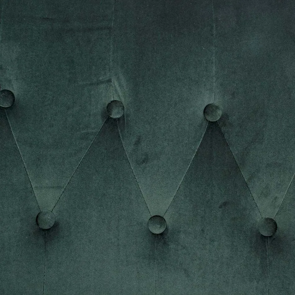 Sillón con estructura ajustable en acero cromado y terciopelo - Giulia viadurini