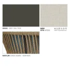 Sillón de exterior con asiento tejido y cojines - Cricket by Varaschin viadurini