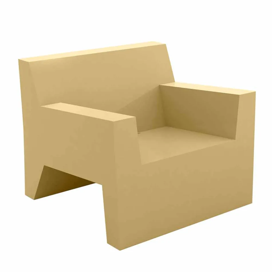 Sillón de exterior de diseño Jut by Vondom en resina de polietileno viadurini