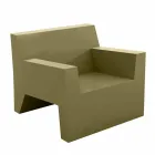 Sillón de exterior de diseño Jut by Vondom en resina de polietileno viadurini