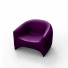 Sillón de exterior de resina de polietileno Blow Vondom, diseño viadurini