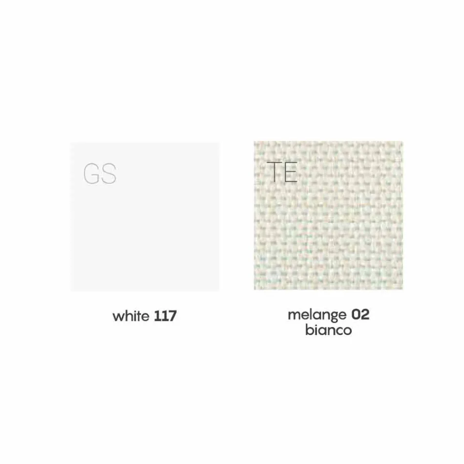 Sillón de exterior tapizado de diseño blanco y moderno - Samurai by Myyour viadurini