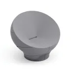 Sillón de exterior de polietileno disponible en varios colores - Toalla viadurini