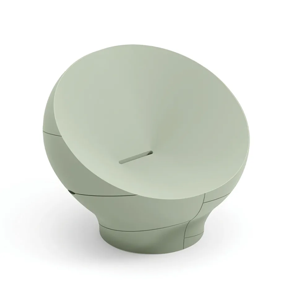 Sillón de exterior de polietileno disponible en varios colores - Toalla viadurini