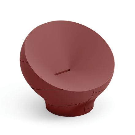 Sillón de exterior de polietileno disponible en varios colores - Toalla viadurini