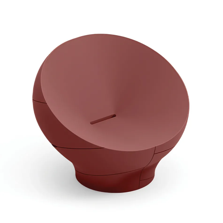 Sillón de exterior de polietileno disponible en varios colores - Toalla viadurini