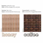 Sillón de diseño exterior de polietileno tejido a mano Cooper viadurini