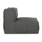 Sillón de exterior tapizado en tela desenfundable, Homemotion - Lydia viadurini