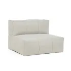 Sillón de exterior tapizado en tela desenfundable, Homemotion - Lydia viadurini