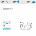 Sillón de exterior de diseño Varaschin Emma en aluminio y tela. viadurini