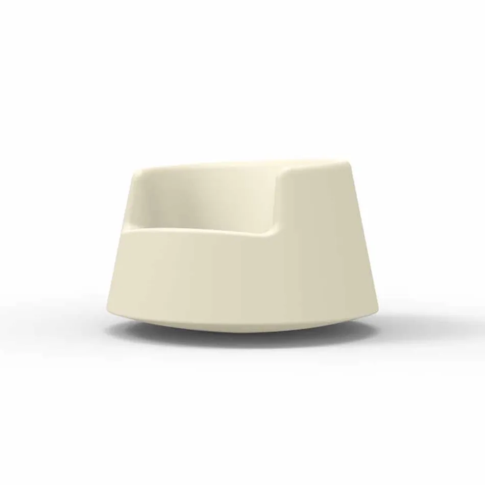 Sillón de jardín de diseño moderno Roulette Vondom en polietileno viadurini