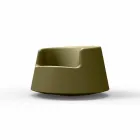 Sillón de jardín de diseño moderno Roulette Vondom en polietileno viadurini