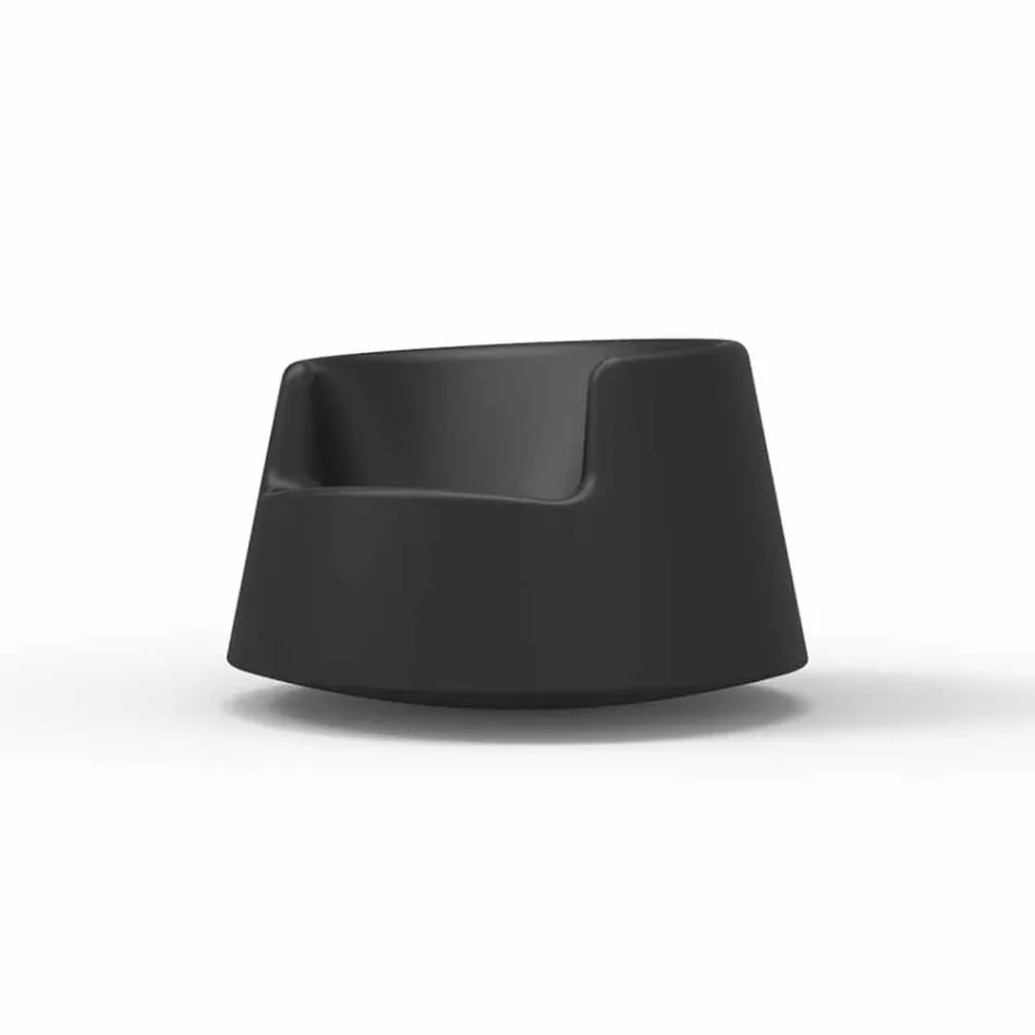 Sillón de jardín de diseño moderno Roulette Vondom en polietileno viadurini