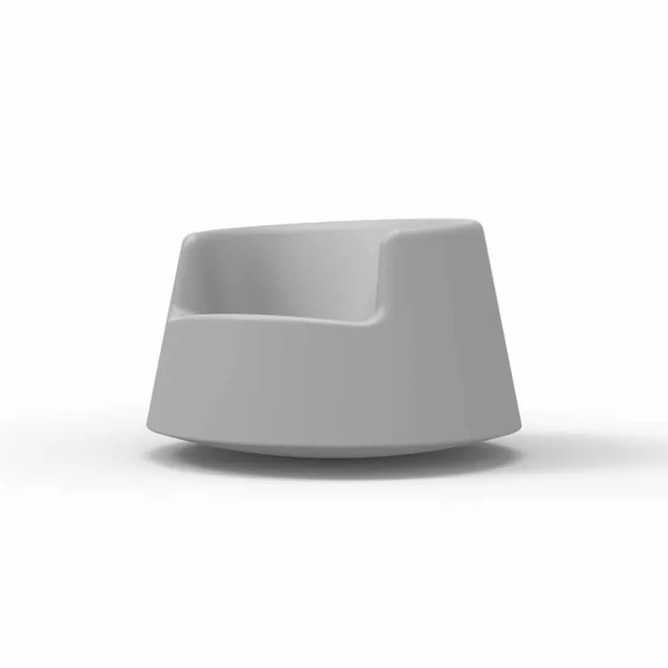 Sillón de jardín de diseño moderno Roulette Vondom en polietileno viadurini