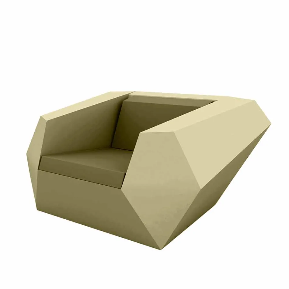 Sillón de jardín Faz by Vondom de diseño moderno en polietileno. viadurini