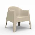 Sillón de exterior colección Solid de Vondom, diseñador Archirivolto, 4 piezas