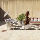 Sillón de jardín de aluminio Made in Italy - Emmacross by Varaschin viadurini