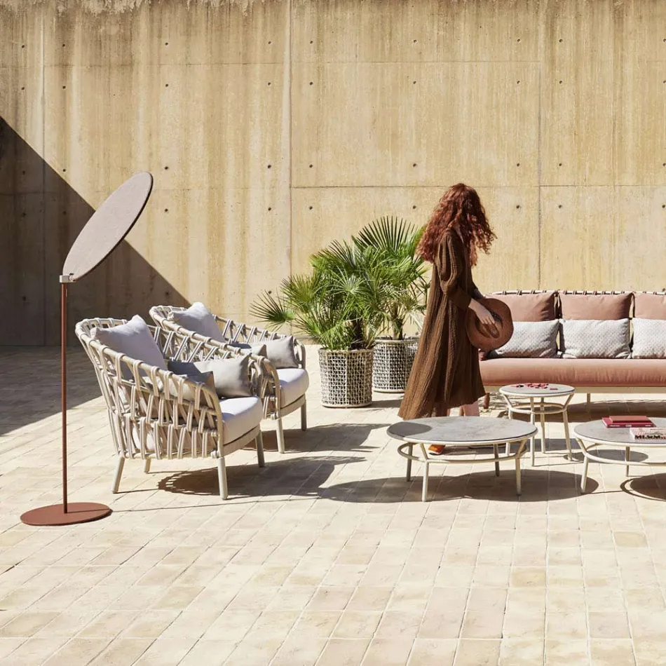 Sillón de jardín de aluminio Made in Italy - Emmacross by Varaschin viadurini