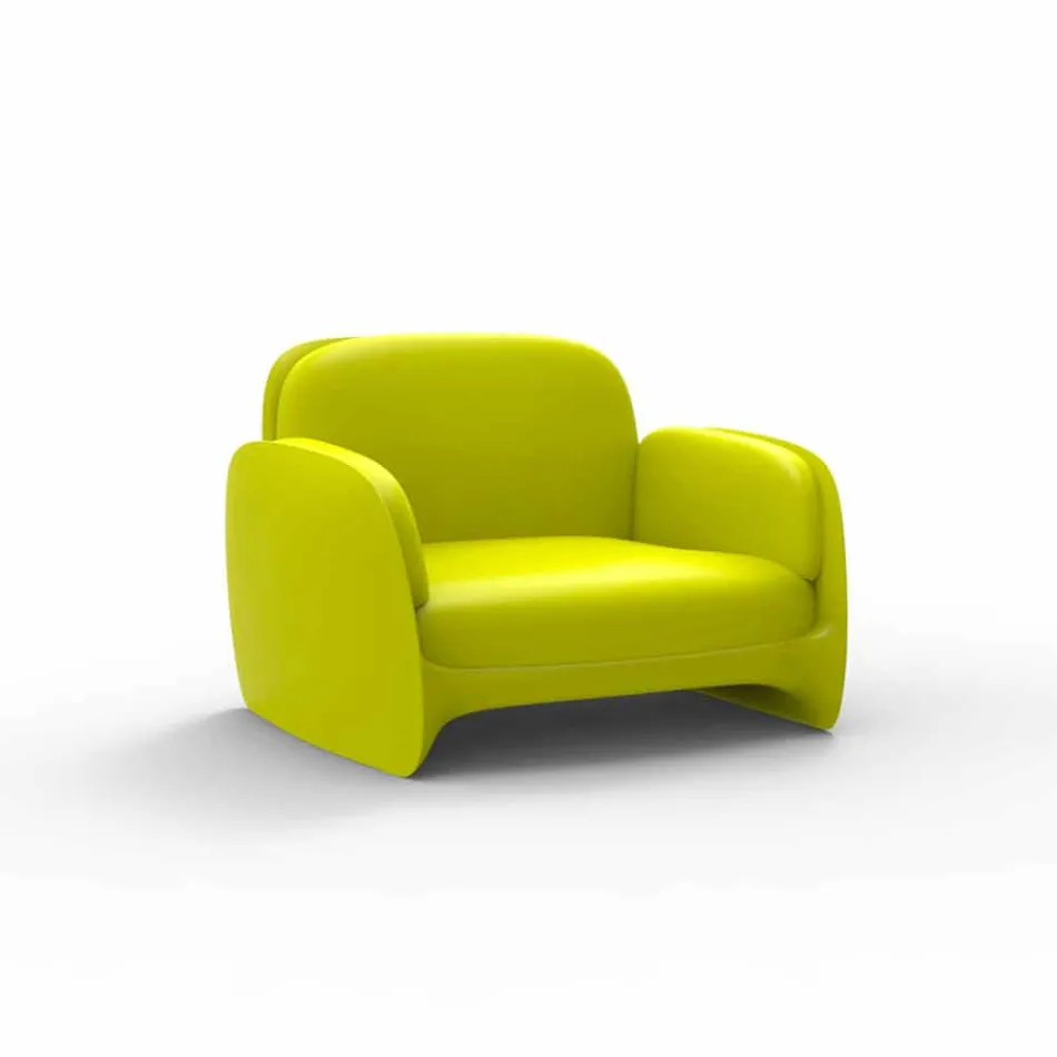 Sillón de jardín de polietileno Pezzettina by Vondom, diseño viadurini