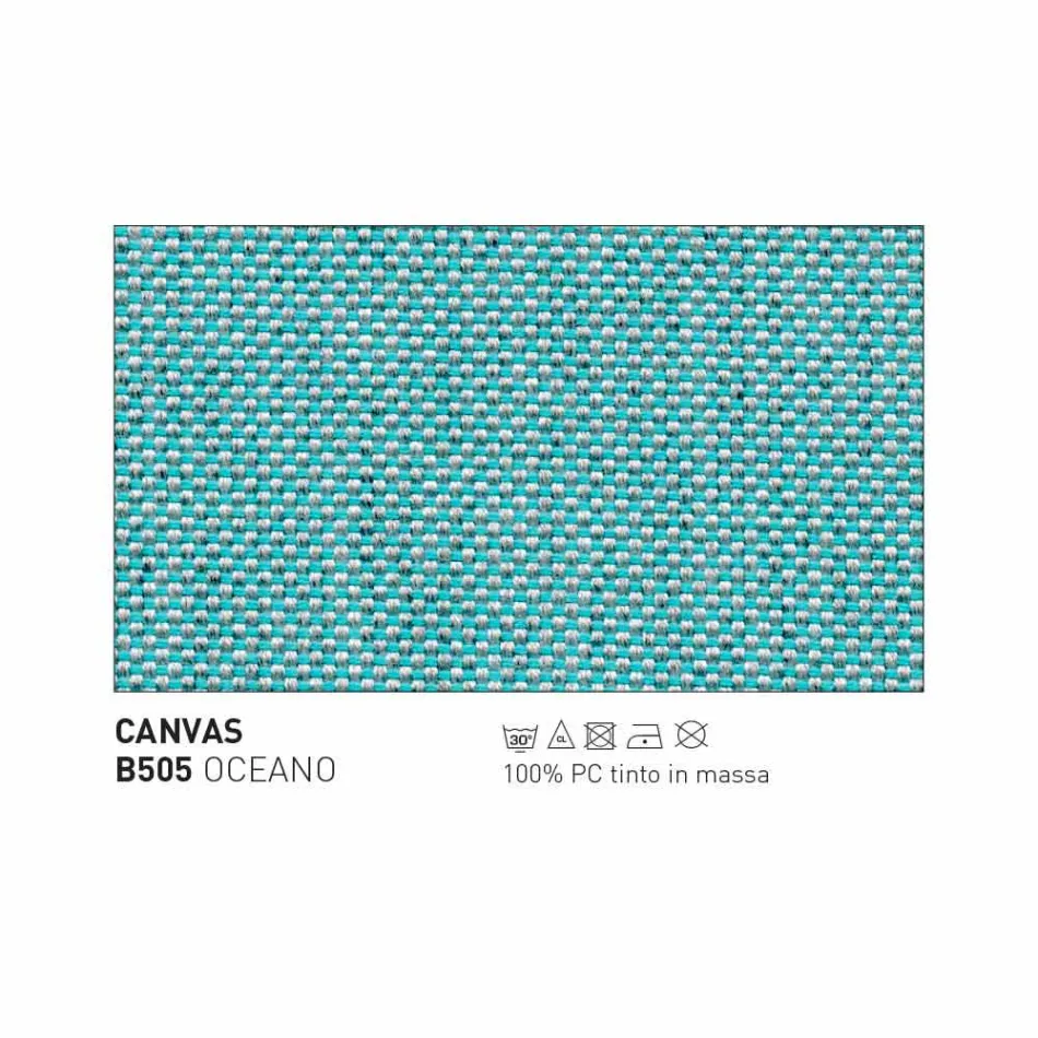 Sillón de jardín Varaschin Emma moderno en madera maciza de iroko viadurini