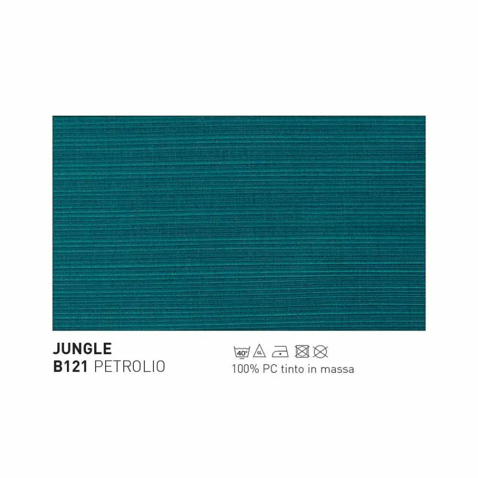 Sillón de jardín Varaschin Emma moderno en madera maciza de iroko viadurini