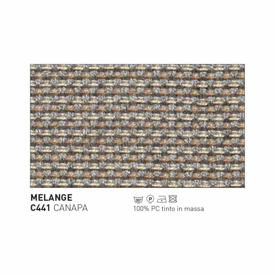 Sillón de jardín Varaschin Emma moderno en madera maciza de iroko viadurini