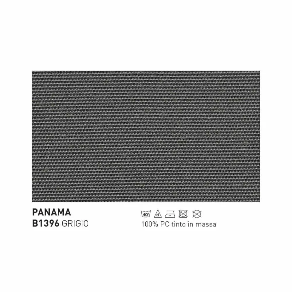 Sillón de jardín Varaschin Emma moderno en madera maciza de iroko viadurini