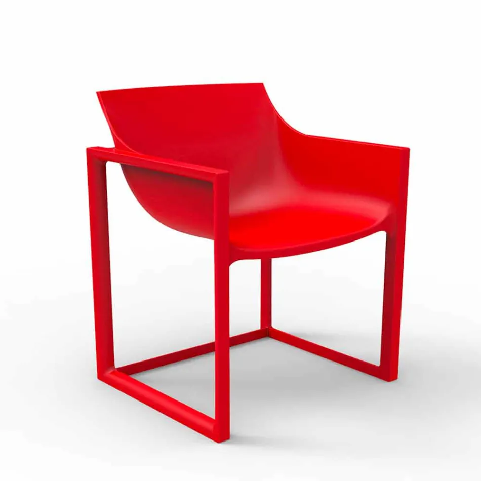 Sillón de jardín WallStreet Vondom, polipropileno y fibra de vidrio. viadurini