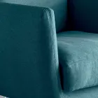 Sillón de salón con base fija o giratoria a elegir Made in Italy - Ironic viadurini