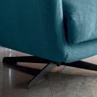 Sillón de salón con base fija o giratoria a elegir Made in Italy - Ironic viadurini