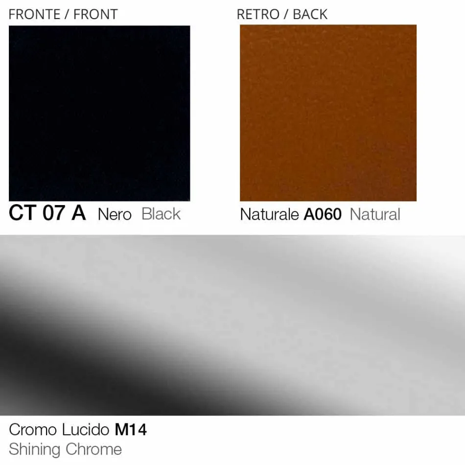 Sillón giratorio de salón en cuero y metal Made in Italy - Mariposa viadurini