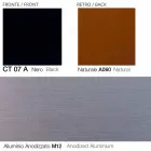 Sillón giratorio de salón en cuero y metal Made in Italy - Mariposa viadurini