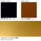 Sillón giratorio de salón en cuero y metal Made in Italy - Mariposa viadurini