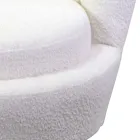 Sillón de salón de metal y tela - Fondo viadurini