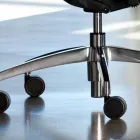 Silla de oficina ergonómica giratoria con ruedas y reposacabezas - Gimiglia viadurini