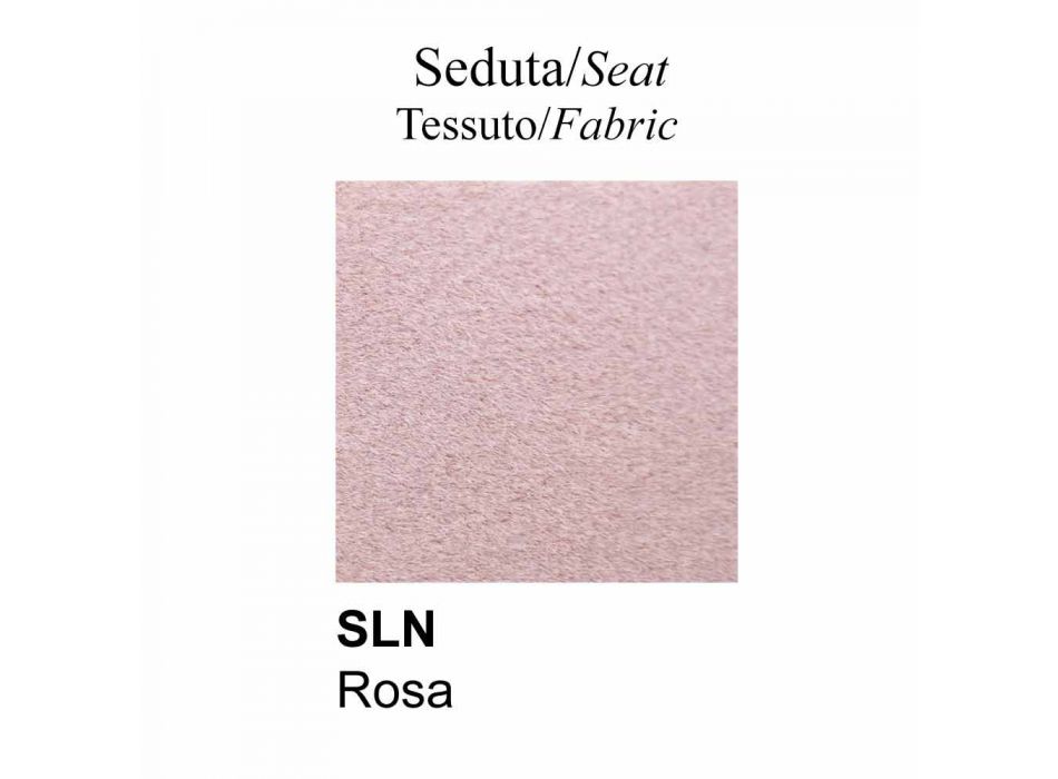 Sillón de diseño con asiento y respaldo en tela Made in Italy - Connubia Sixty viadurini