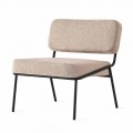 Sillón de diseño con asiento y respaldo en tela Made in Italy - Connubia Sixty